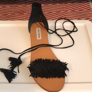 Steve Madden Black Sandals